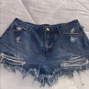 Jean shorts